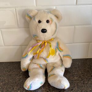 Ty Beanie Buddies Cheerful Plush Teddy Bear